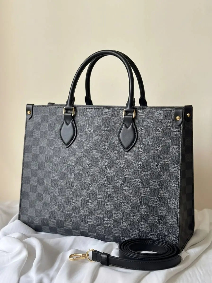 CHECKERED HANDBAG Mehtab.pk
