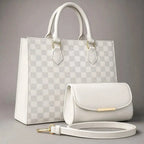 CHECKERED HANDBAG Mehtab.pk