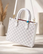 CHECKERED HANDBAG Mehtab.pk