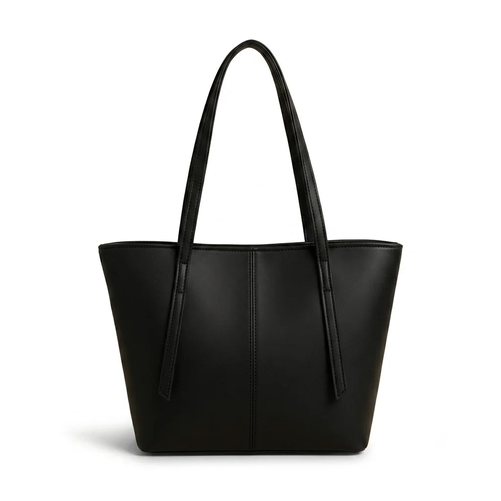 Vintage Moon leather tote bag for women, brown textured office handbag by Mehtab.pk