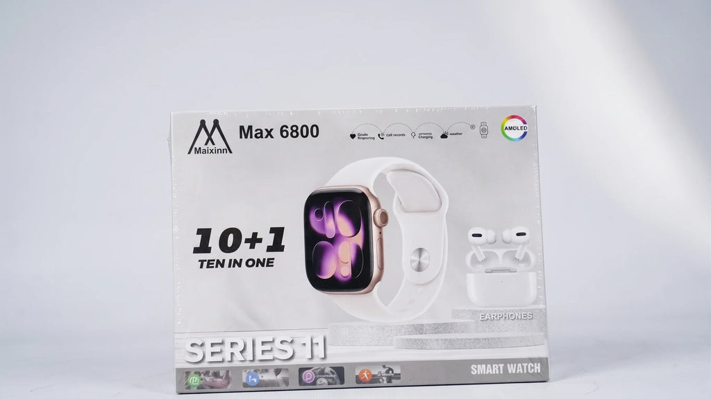 7-in-1 Series 11 Smart watch with earbuds