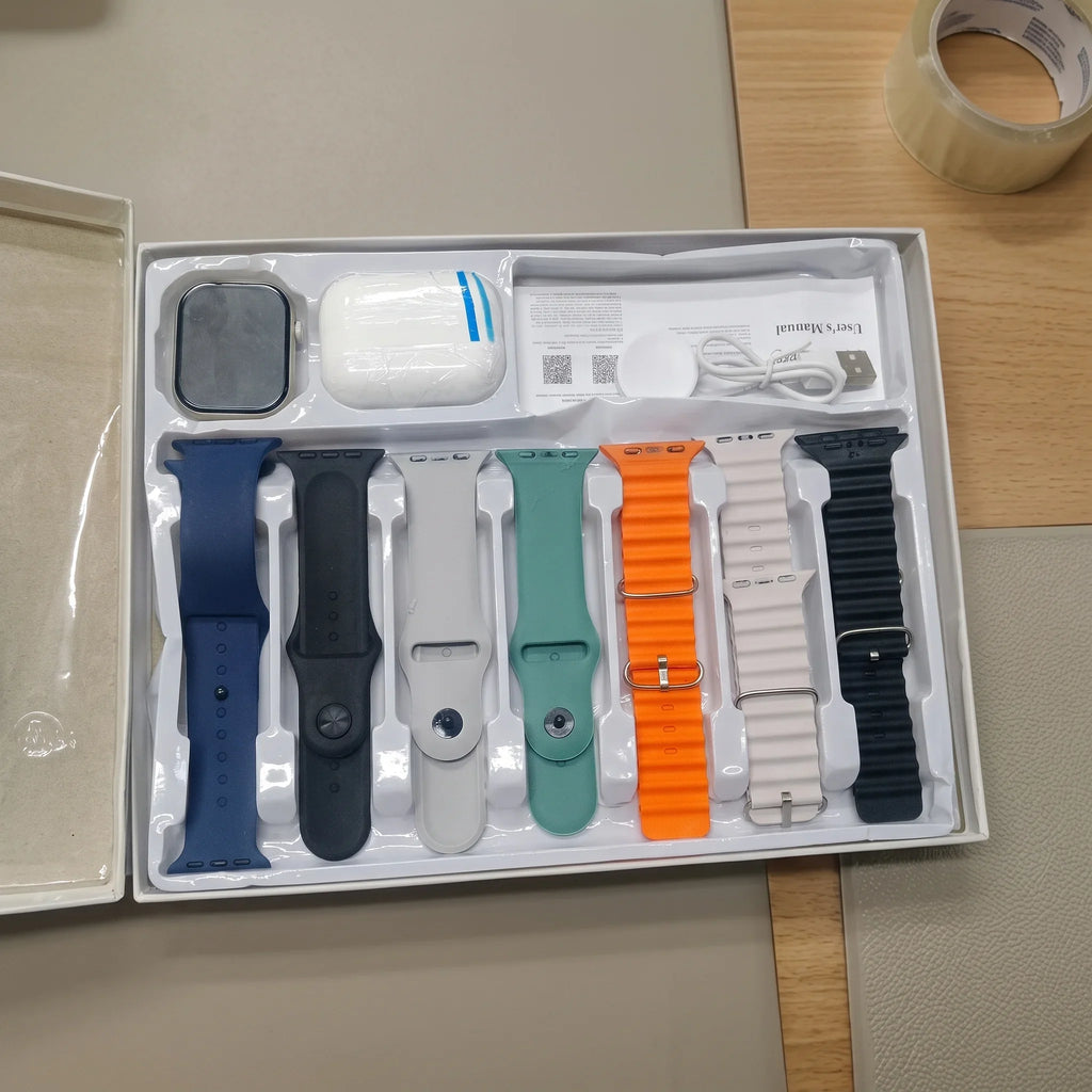 7-in-1 Series 11 Smart watch with earbuds