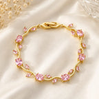Golden Tulip Vine Bracelet mehtab.pk