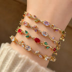 Golden Tulip Vine Bracelet4 mehtab.pk
