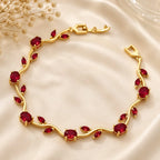 Golden Tulip Vine Bracelet mehtab.pk