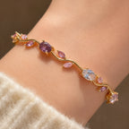 Golden Tulip Vine Bracelet4 mehtab.pk